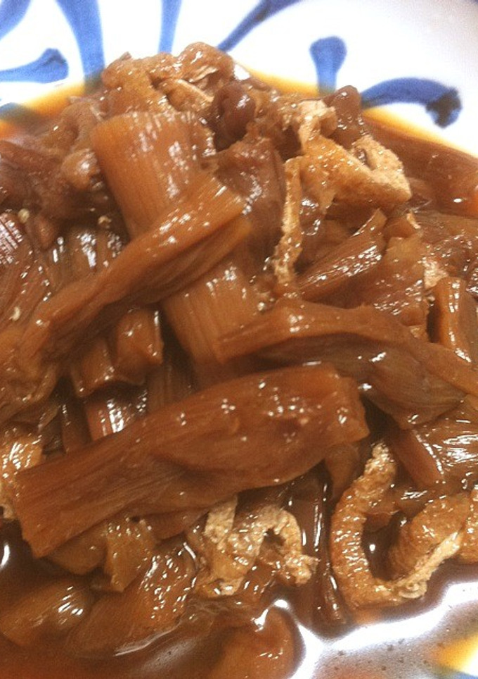 いもがらと油揚げの煮物-レシピのメイン写真