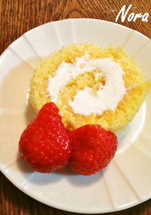 ≪キッチンエイド≫で超簡単、ロールケーキ-レシピのメイン写真