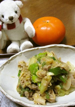 おいしい！かぶと豚肉のピリ辛ねぎ味噌炒め-レシピのメイン写真
