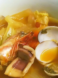 食べる! 海鮮ペスカトーレ風スープ-レシピのメイン写真