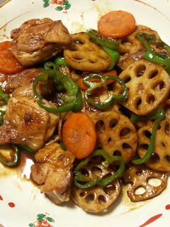 れんこんと鶏肉の中華炒め-レシピのメイン写真