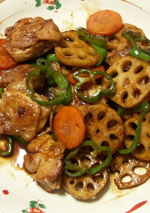 れんこんと鶏肉の中華炒め-レシピのメイン写真