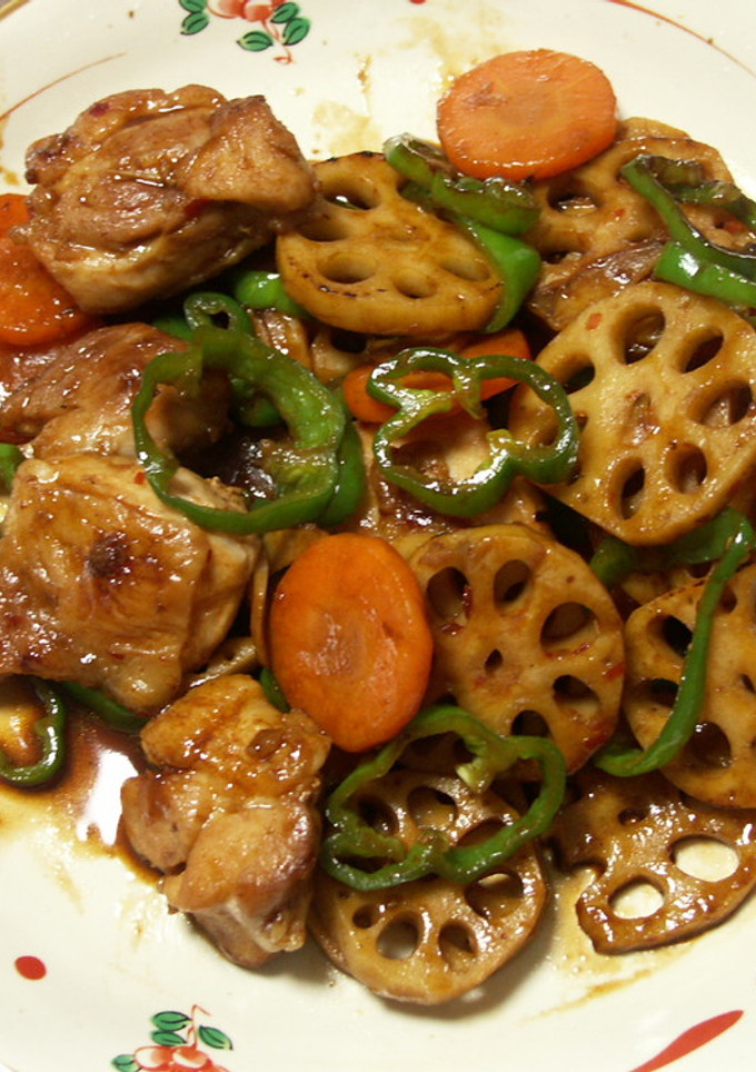 れんこんと鶏肉の中華炒め-レシピのメイン写真
