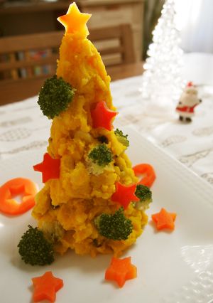 ポテト＆パンプキン★ツリーサラダ-レシピのメイン写真