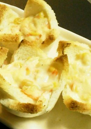 器も食べられちゃうタラとエビのコキール-レシピのメイン写真