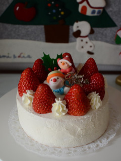 クリスマスケーキ(ふんわりしっとり♡)-レシピのメイン写真