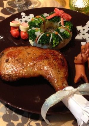 3step!簡単X'masローストチキン-レシピのメイン写真
