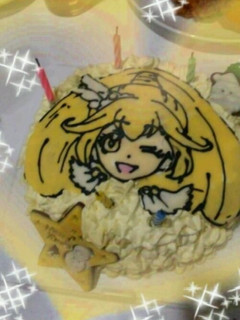 キャラケーキ(キュアピース)-レシピのメイン写真