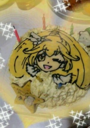 キャラケーキ（キュアピース）-レシピのメイン写真