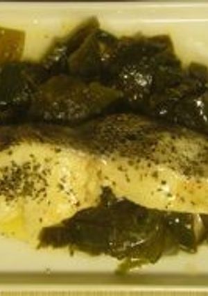 三尾産　わかめと白身魚の蒸し物-レシピのメイン写真