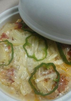 タジン鍋でつくる お魚のピザ焼き(むし)-レシピのメイン写真
