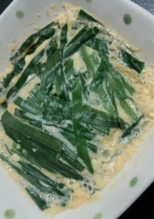 レンジでニラ玉-レシピのメイン写真