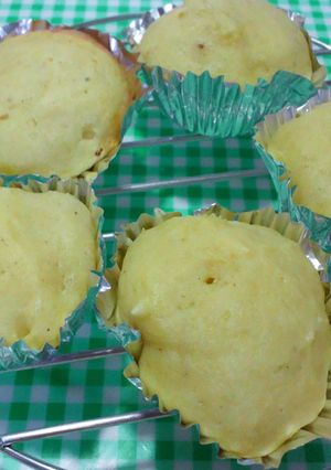 豆腐と白ココアの白いカップケーキ-レシピのメイン写真