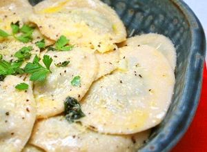 ♪リコッタチーズとほうれん草のラビオリ♪-レシピのメイン写真