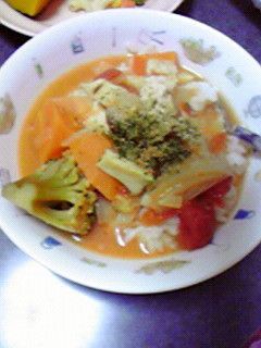 簡単美味しい☆しょうゆ糀トマトスープ飯♪-レシピのメイン写真