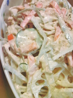 シャキシャキ♪根菜サラダ-レシピのメイン写真