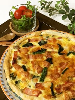 簡単♡絶品☆野菜とベーコンのキッシュ-レシピのメイン写真