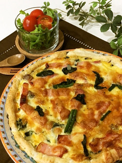 簡単♡絶品☆野菜とベーコンのキッシュ-レシピのメイン写真