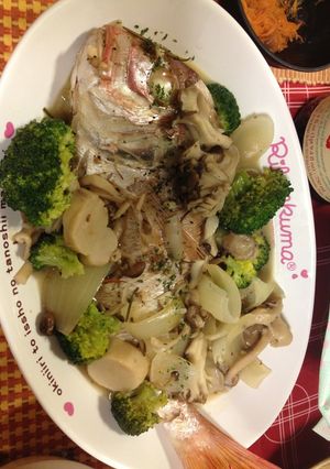 簡単なのにお店の味!鯛の白ワイン蒸し☆-レシピのメイン写真