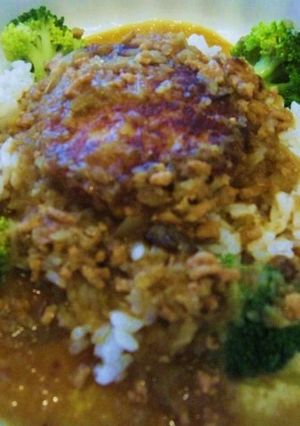 Wリメイク☆　ハンバーグ&カレー-レシピのメイン写真