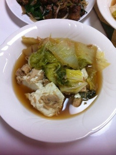 ヘトヘトでも作れる白菜豆腐ツナの炊いたん-レシピのメイン写真