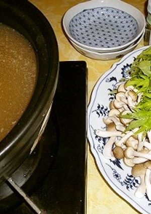クリスマスローストチキンのリメイク鍋-レシピのメイン写真