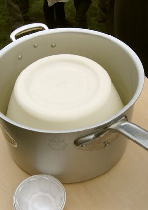 十勝産牛乳で作るバケツプリン-レシピのメイン写真