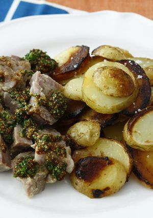 塩糀漬け豚肉のフライパンロースト-レシピのメイン写真