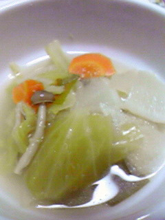 キャベツ・人参・大根・しめじのやさしい煮-レシピのメイン写真
