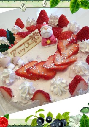 イチゴバンナコッタケーキ-レシピのメイン写真