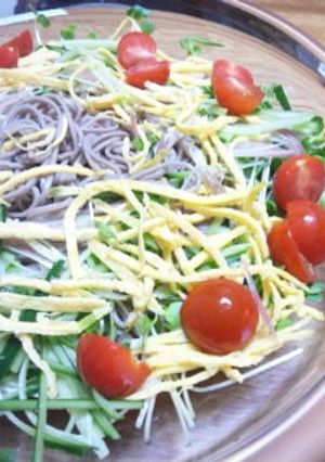 そばサラダ-レシピのメイン写真