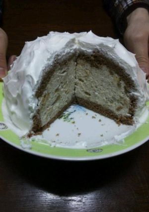 キャラメルバナナムースケーキ-レシピのメイン写真