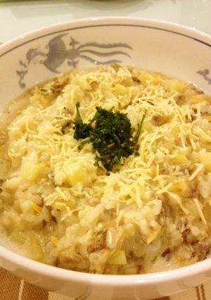 クラムチャウダー粥-レシピのメイン写真