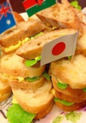 パーティーに！バゲットサンド♪-レシピのメイン写真
