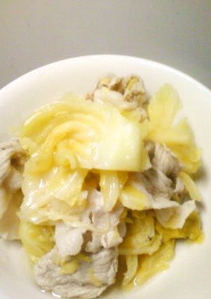キャベツと豚こまのズボラ煮-レシピのメイン写真