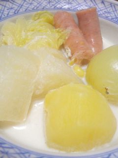 白い野菜のホットミルク煮-レシピのメイン写真