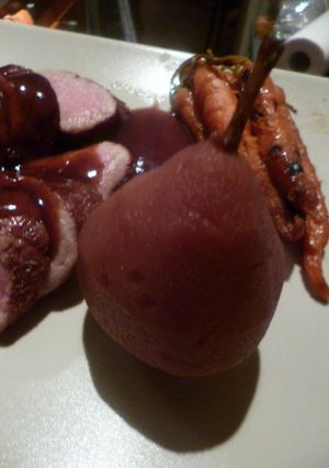 *洋ナシの丸ごと赤ワイン煮*-レシピのメイン写真