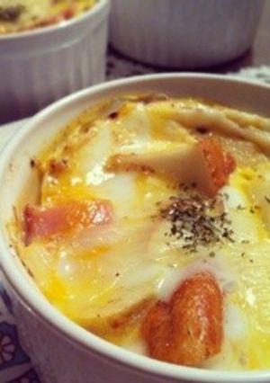 魚河岸揚げで＊レンジで簡単洋風茶碗蒸し-レシピのメイン写真
