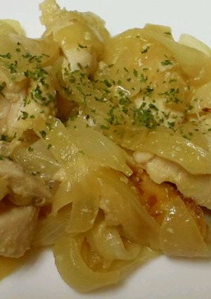 塩麹入り柔らか鶏ムネのコンソメマヨ炒め♪-レシピのメイン写真