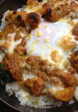 残りカレーで半熟卵のドリア-レシピのメイン写真