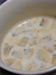 バナナきなこホットミルク-レシピのメイン写真