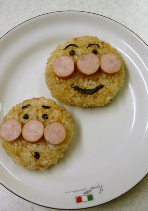 簡単☆キャラ弁 アンパンマン-レシピのメイン写真