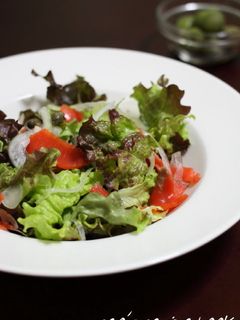 スモークサーモンとレタスのサラダ-レシピのメイン写真
