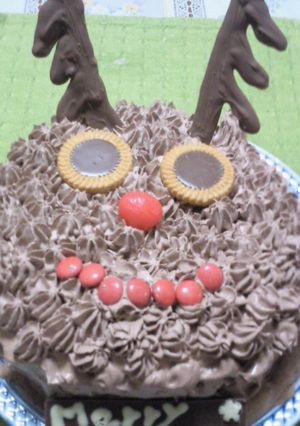 2012年トナカイのクリスマスケーキ-レシピのメイン写真