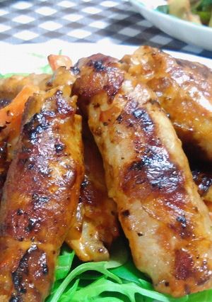 気分は鉄人☆温野菜の肉巻中華風マヨ和え-レシピのメイン写真