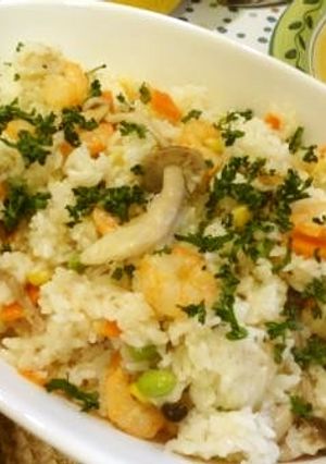 炊飯器で海老ピラフ♪-レシピのメイン写真