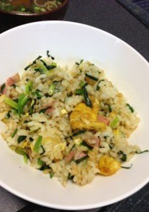 簡単・ねぎカレーチャーハン-レシピのメイン写真