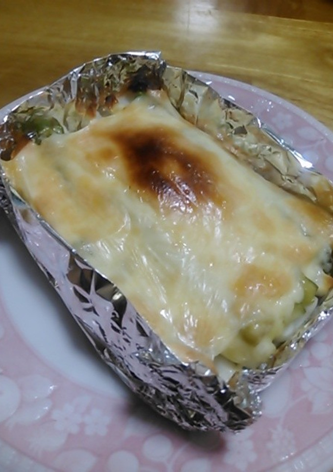 アスパラとちくわのマヨチーズ焼き-レシピのメイン写真