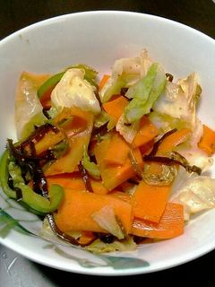 子持ち昆布で簡単♪野菜炒め-レシピのメイン写真