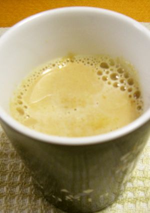 黒ゴマきなこホットミルク汁粉-レシピのメイン写真